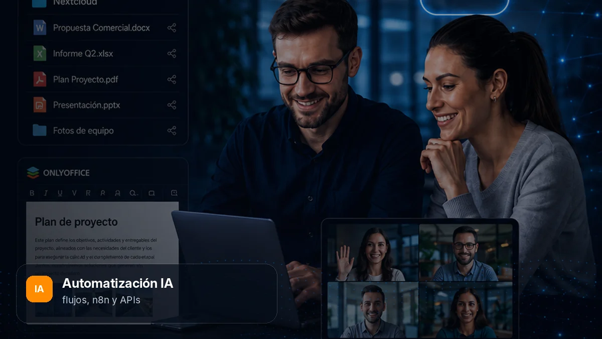 Automatización inteligente con IA, n8n y APIs